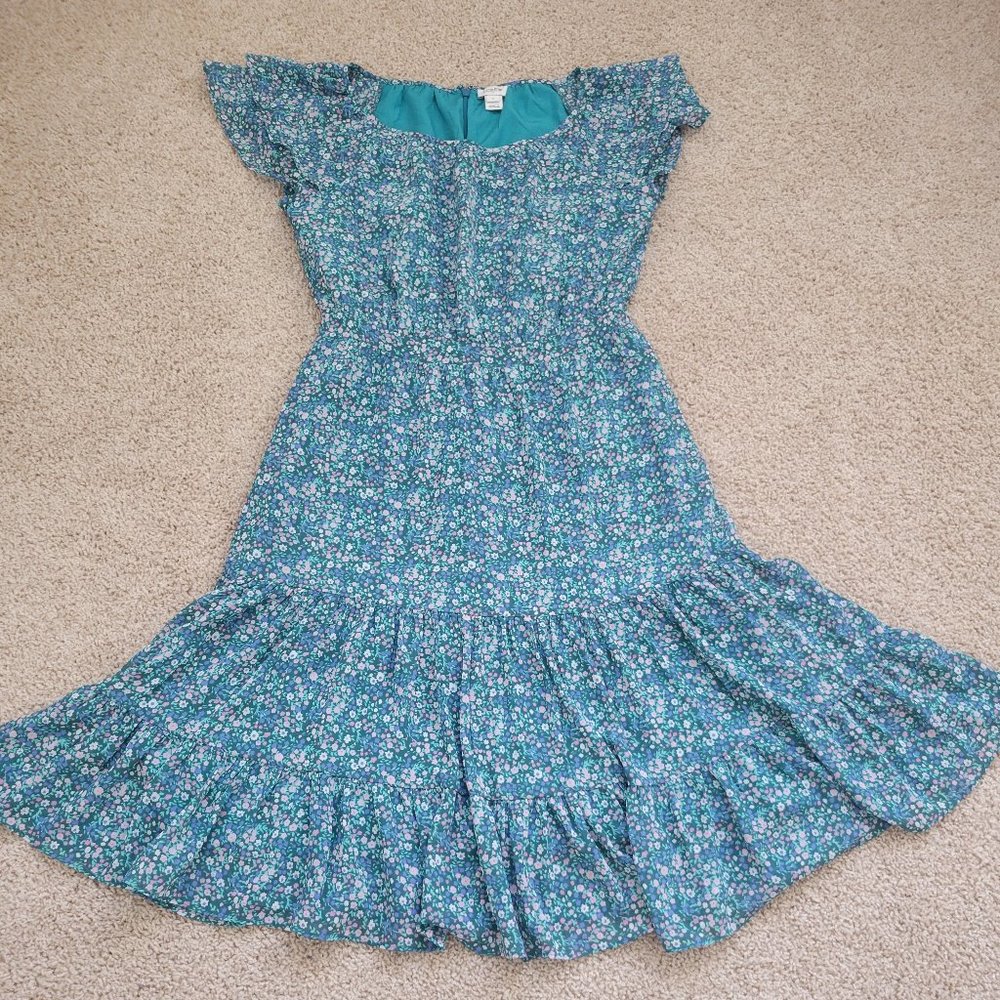 JCREW Women's Summer Midi Short Sleeve Dress Size 4